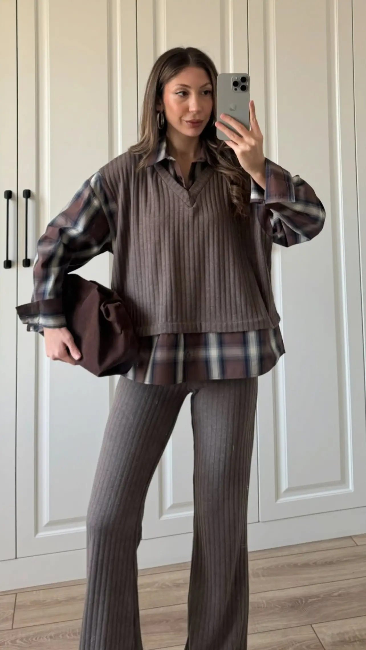 ست دو تیکه بافت شومیز اورجینال ترک